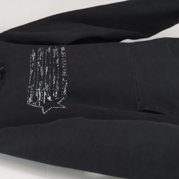 Independent Trading Co. ENRFORCE Men's Black Hoodie with Star Design SZ medium - Picture 5 of 13